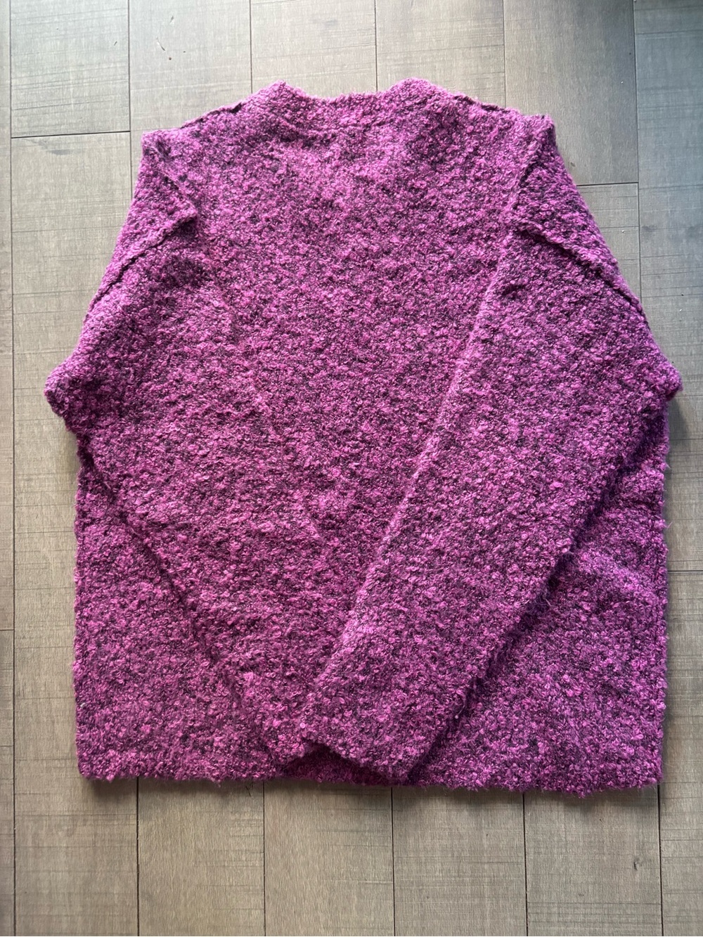 ⭐️3/$20⭐️Oversized Bouclé Soft Knot Crewneck Sweater in  Shades of Purple